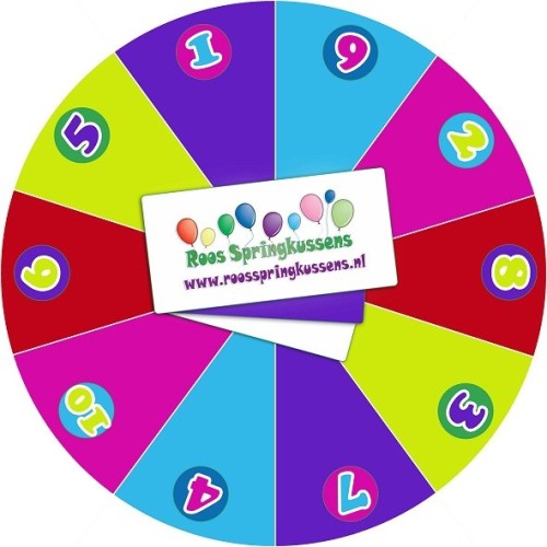 Mini Rad van Avontuur 4 (kleuren cijfers)